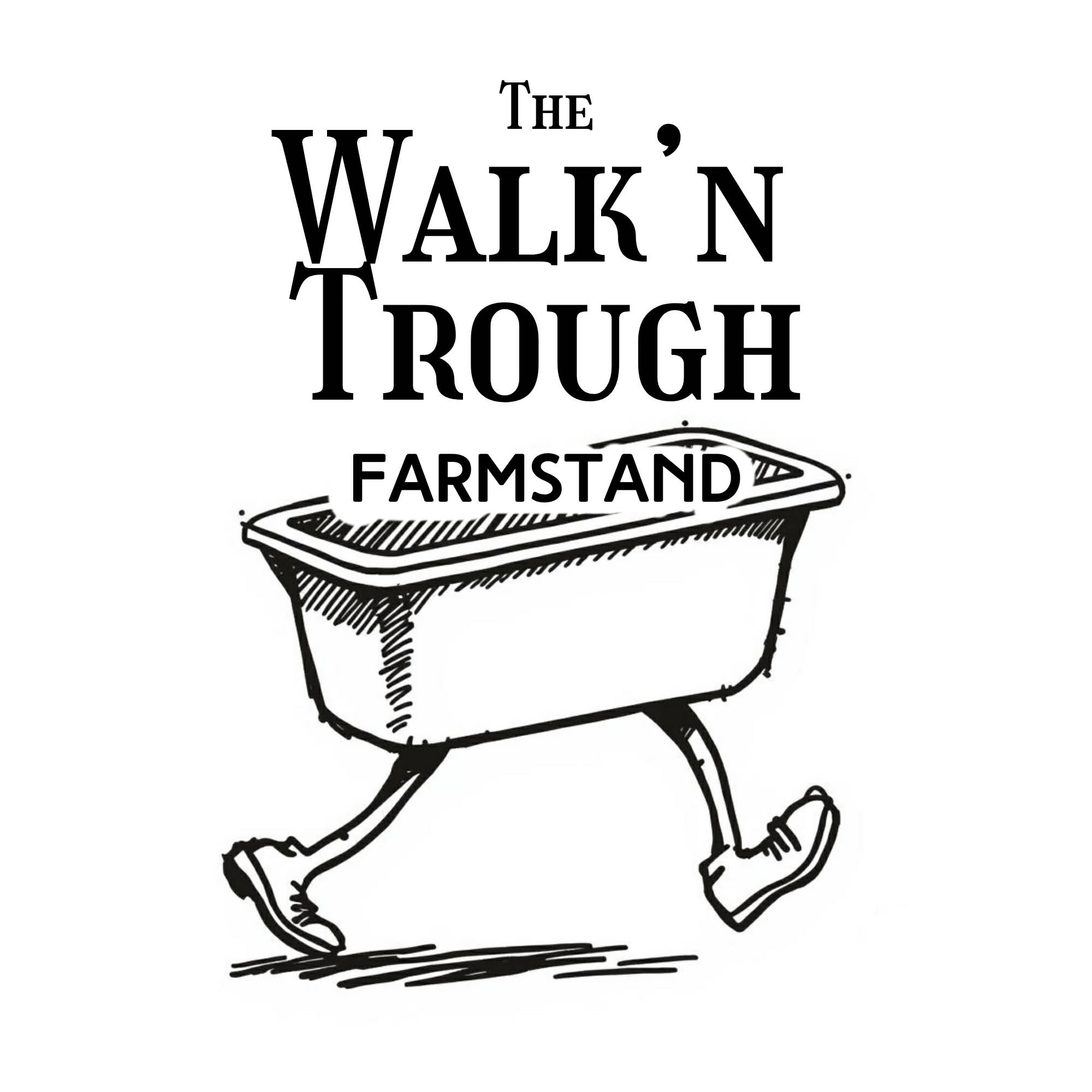 a food trough walking away